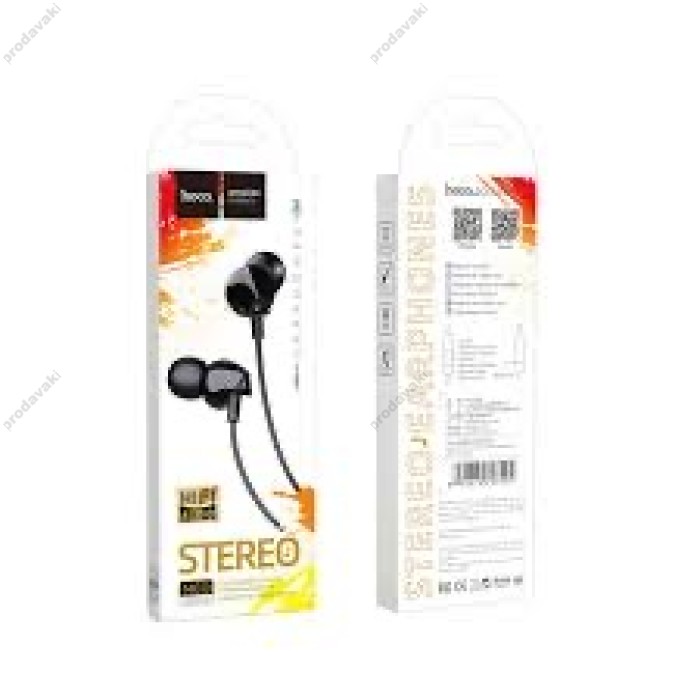 Дротові навушники HOCO M60 Perfect sound universal 3.5mm Black